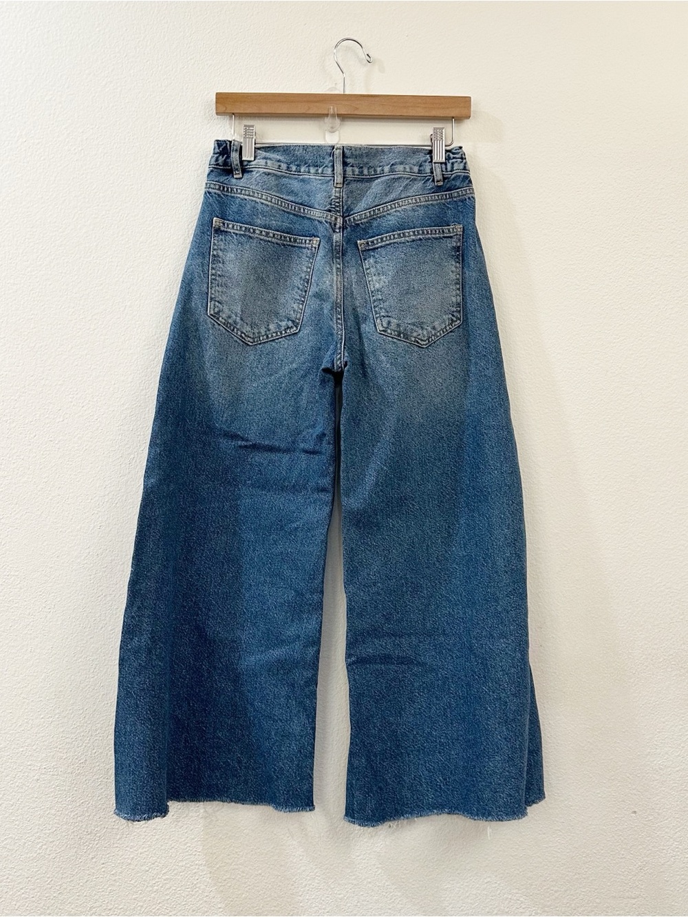 Free People We The Free Libre Wide Leg Jeans Hemmed Suze 26 - Picture 5 of 9